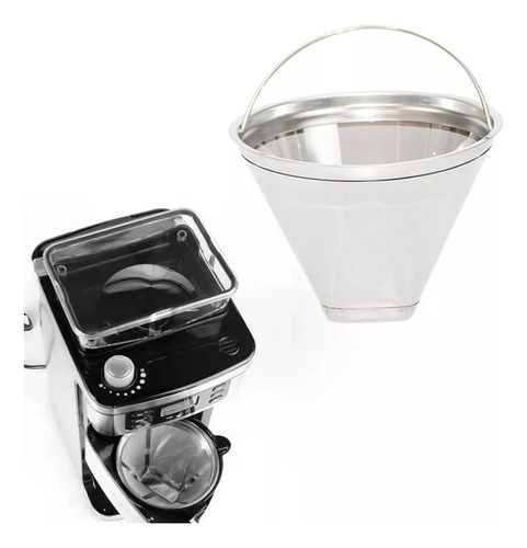 Filtro De Café De Acero Inoxidable De 105 Mm De Diámetro
