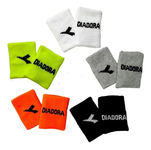 Muñequeras Deportivas Tenis/padel Diadora Amarillo Unico