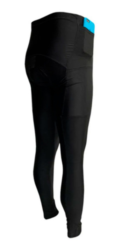 Imagem 2 de 5 de Calça Ciclismo Basic Comfort Masculina Mtb Térmica Preta