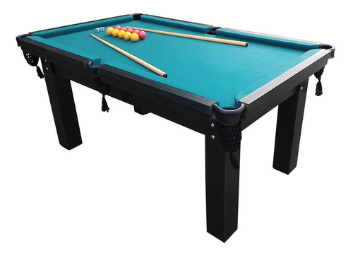 Mesa Sinuca Bilhar Snooker 1,84 X 1,14 M Com Acessórios