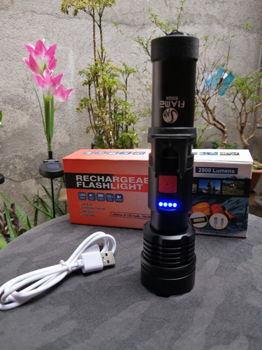 Imagen 2 de 5 de Foco 2800 Lumes Super Brillo Led Usb Litio