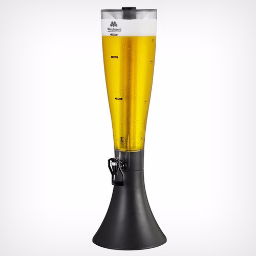 Chopeira Torre Chopp Completa 2,5 L Com Base Tulipa E Refil