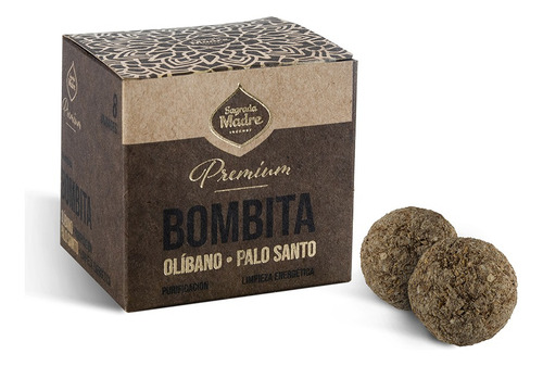 Incienso vegano Sagrada Madre, bombas variadas de primera calidad, fragancia a incienso y manzanilla