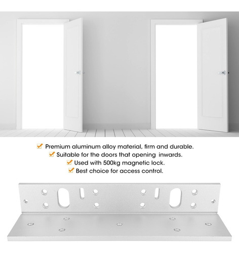 Soporte De Cerradura Magnética Para Puerta De 500 Kg, Aleaci