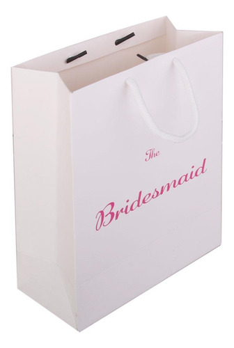 Paquete De 4, La , Bolsa De Papel Estampado Con Asa