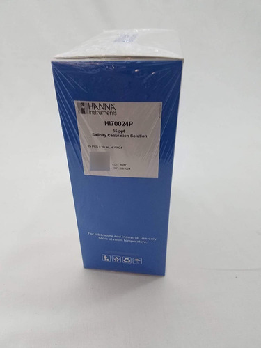 Imagen 2 de 5 de Solución En Sobre 20ml Hanna P/calibrar Refractómetro 35ppt