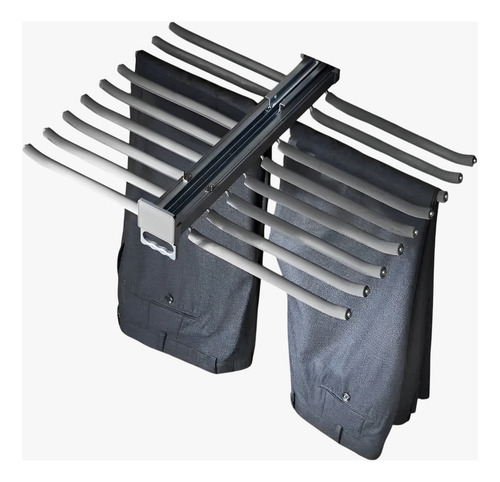Pantalonera Gris Extraible 18 Perchas Hinova