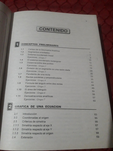 Imagen 2 de 10 de Libro De Geometría Analítica Figueroa