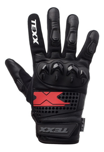 Texx - Luva Couro Motoqueiro Viagem Old Shoot Preta - 4xl