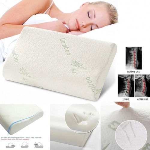 Almohadas Viscoelásticas Ortopédicas Memory Pillow Combo 5un