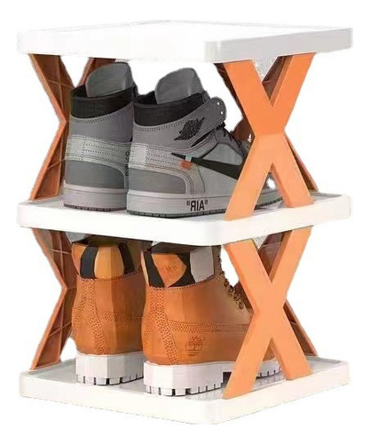 Soporte De Zapatos Plegable De Plástico De Múltiples Capas,