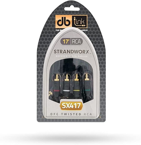 Cable Rca Db Link Sx417 100% Cobre 4 Can 17ft / 5.2m