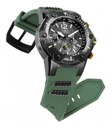 Relógio Invicta Bolt Men 25471 Original Militar Verde Preto