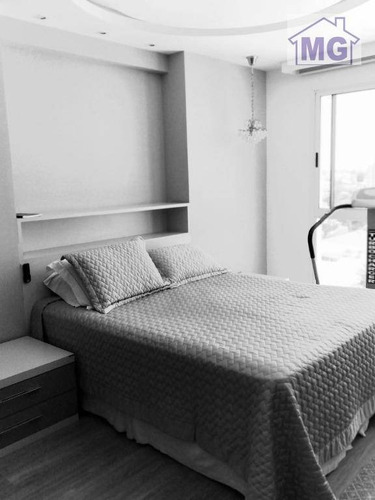 Imagem 3 de 22 de Flat Com 1 Dormitório À Venda, 63 M² Por R$ 380.000,00 - Glória - Macaé/rj - Fl0019