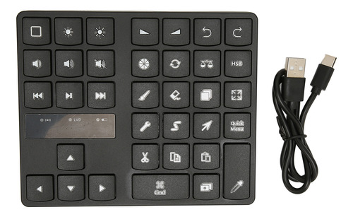 Teclado De Dibujo De 35 Teclas, Conexión Estable Numérica, S