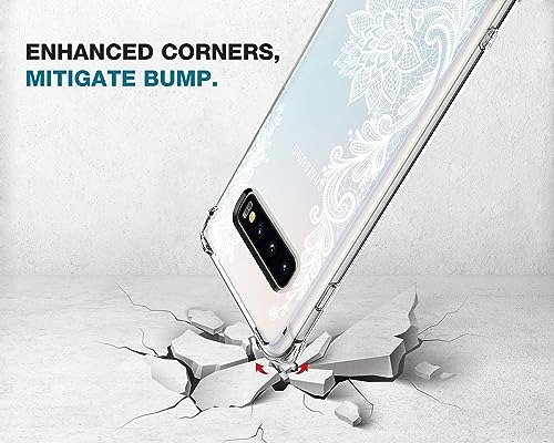 Funda Para Galaxy S10 Transparente Duro Con Flexible Plastic