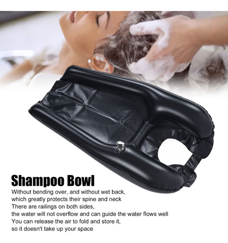 * Cuenco De Champú Inflable, Bandeja Portátil Para Lavar El