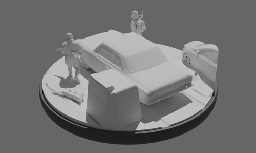 Diorama El Eternauta 15 Cm Torini Netflix