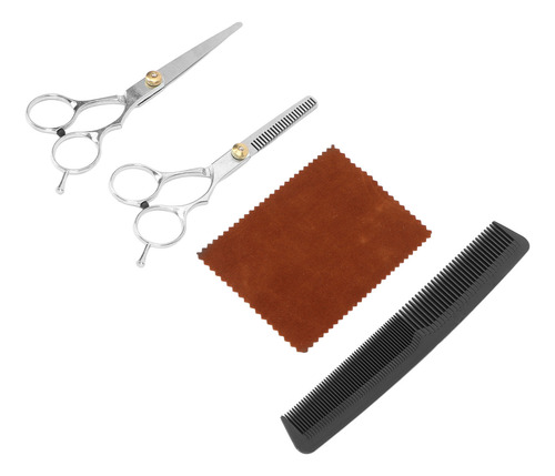 Juego De Tijeras Para Cortar Cabello Barber Silver, Diseño E