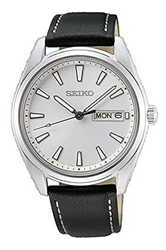 Seiko Sur447p1 Analógico, Negro/blanco, A Rayas