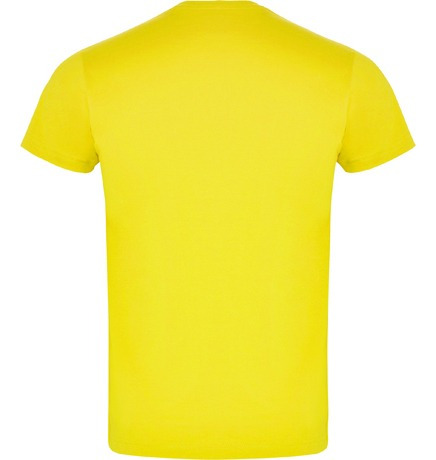Polera Amarilla De Algodón Mayor Manga Corta Para Estampar