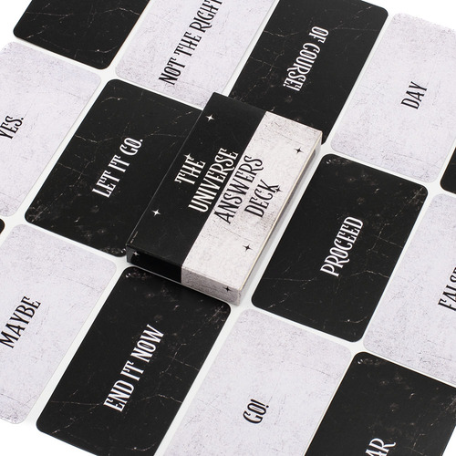 Juego De Cartas Con Palabras Con Mensajes The Universe Answe