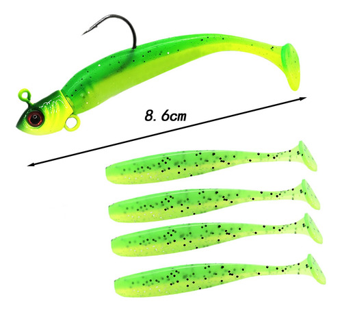 2 Cebos De Pesca Cebos De Pesca De Silicona Cebos