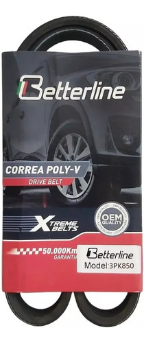 Correa Direccion Hidraulica Yaris 99-05 1.3 1.5 3pk850  