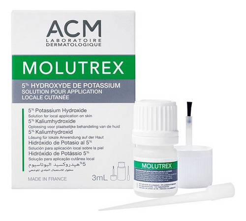 Acm Molutrex 5% Hidroxido De Potasio Skin Care 3ml 