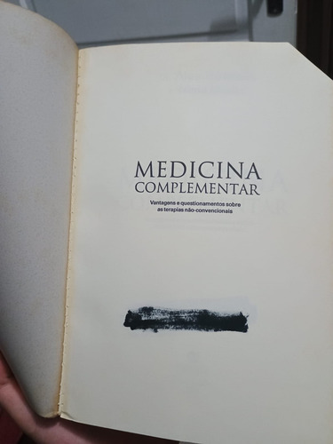 Livro Medicina Complementar (Usado)