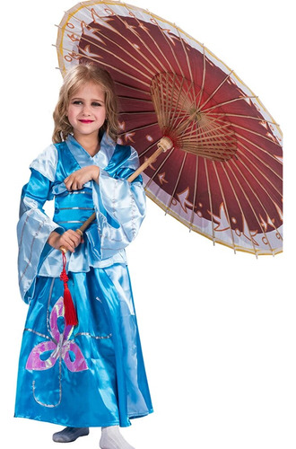 Vestidos De Princesa De Lujo Con Cosplay De Geisha Para Niña