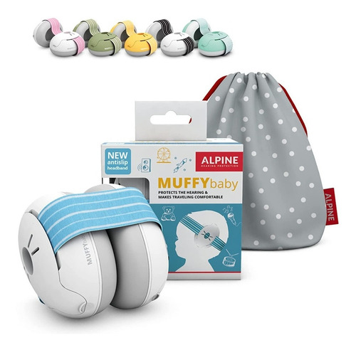 Alpine - Muffy Baby - Protetor Auricular Recém Nascido A 36m