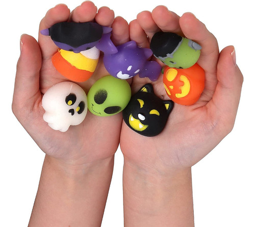 Joyin 24 Piezas De Juguetes Blandos Mochi De Halloween, Clas