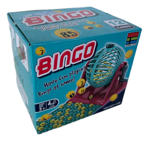 Bingo Juego De Mesa Con Bolillero Grande Giantoys 007-180