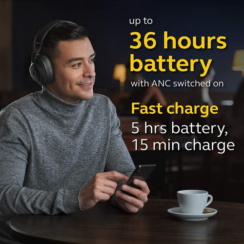 Auriculares inalámbricos con cancelación de ruido Jabra Elite 85h, color negro titanio