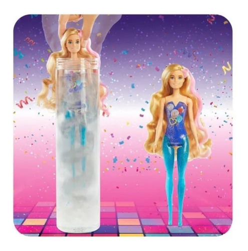 Imagem 8 de 9 de Barbie Color Reveal Festa De Confetti Surpresa Mattel