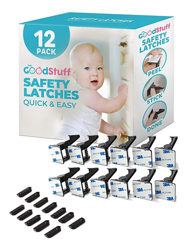 Cabinet Locks Child Safety Latches  Quick And Easy Adhe...