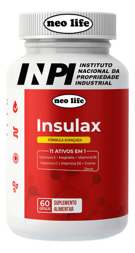 1 Insulax 60 Caps Original - Envio Hoje - Formula Oficial