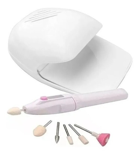 Kit Completo De Manicura Secador Y Torno Para Uñas 5 Puntasº