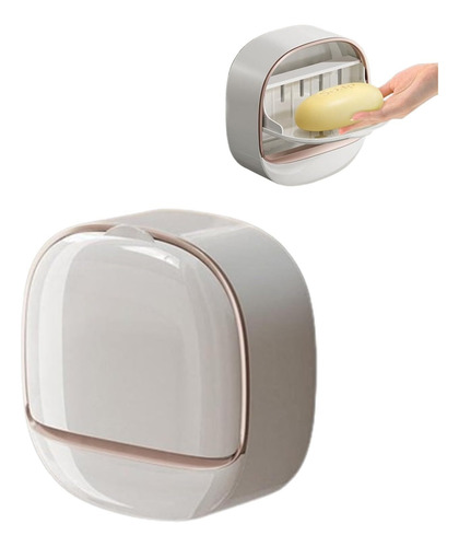Jabonera Con Bandeja Escurridora, Jabonera Impermeable A