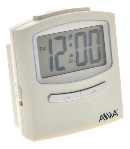 Imagen 2 de 8 de Reloj Despertador Sensor Luz Lcd Digital Aiwa Snooze Ddmb003