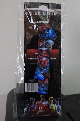 Porta Carnet Power Rangers Lanyard Importado