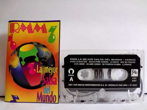 Casete Rmm - La Mejor Salsa Del Mundo 1997 Perú