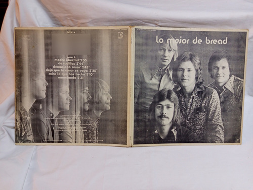 Lp Lo Mejor De Bread Album Mex De 1973 Funda Doble Elektra (Usado)