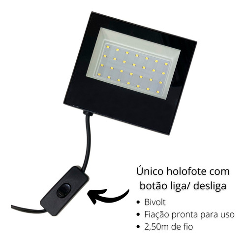 Suporte Iluminação Tripé Com Refletor Led 100w Pronto P Uso