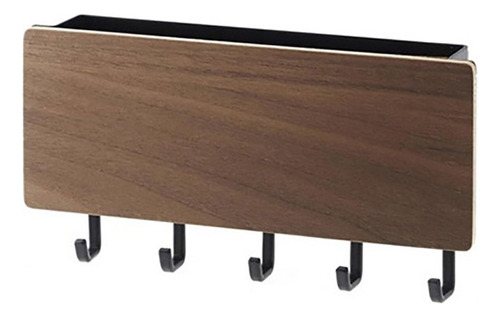 Estante Con Ganchos De Pared Para Llaves
