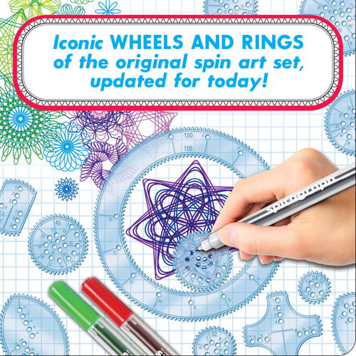 Juego De Diseño Spirograph Lujoso Colores Múltiples