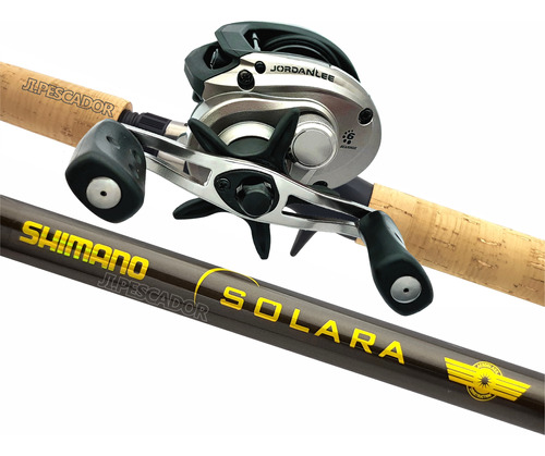 Equipo Pesca Casting Combo Caña Medium Heavy 1.98m + Carrete