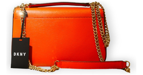 Donna Karan - Cartera Crossbody Dkny Cleo Shoulder Orange