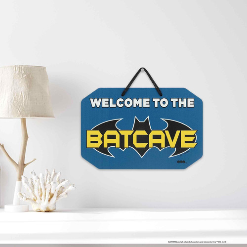 Letrero Metálico Retro De Batman Para Habitación O Sala De C